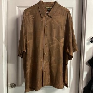 Tommy Bahama Hawaiian Tropical Men's 100% Silk Button Front Shirt Size XXL